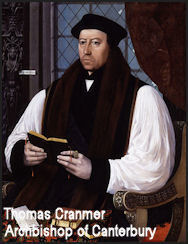 Painting of Thomas Cranmer first Archbishop of Cnterbury